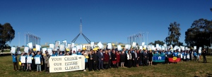 I joined 200 young Australians and ALP and Greens senators for a rally at Parliament House on Monday. 